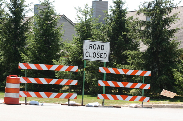 road closed in Chelsea.JPG